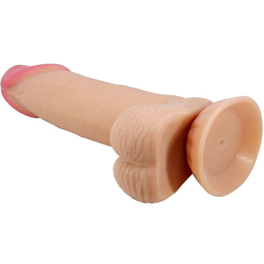 PRETTY LOVE - SLIDING SKIN SERIES REALISTIC DILDO WITH SLIDING SKIN SUCTION CUP 19.4 CM - My naughty haven #