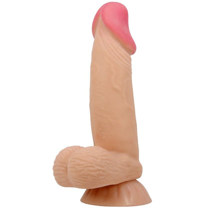 PRETTY LOVE - SLIDING SKIN SERIES REALISTIC DILDO WITH SLIDING SKIN SUCTION CUP 19.4 CM - My naughty haven #