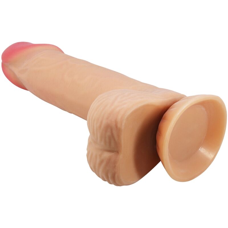 PRETTY LOVE - SLIDING SKIN SERIES REALISTIC DILDO WITH SLIDING SKIN SUCTION CUP 20.6 CM - My naughty haven #