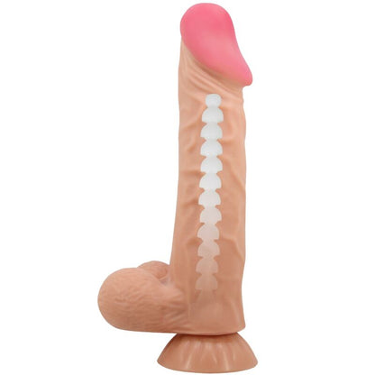 PRETTY LOVE - SLIDING SKIN SERIES REALISTIC DILDO WITH SLIDING SKIN SUCTION CUP 24 CM - My naughty haven #