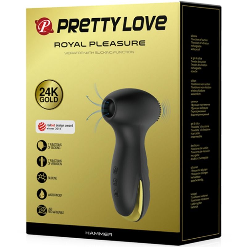 PRETTY LOVE - SMART HAMMER VIBRATION AND SUCTION - My naughty haven #