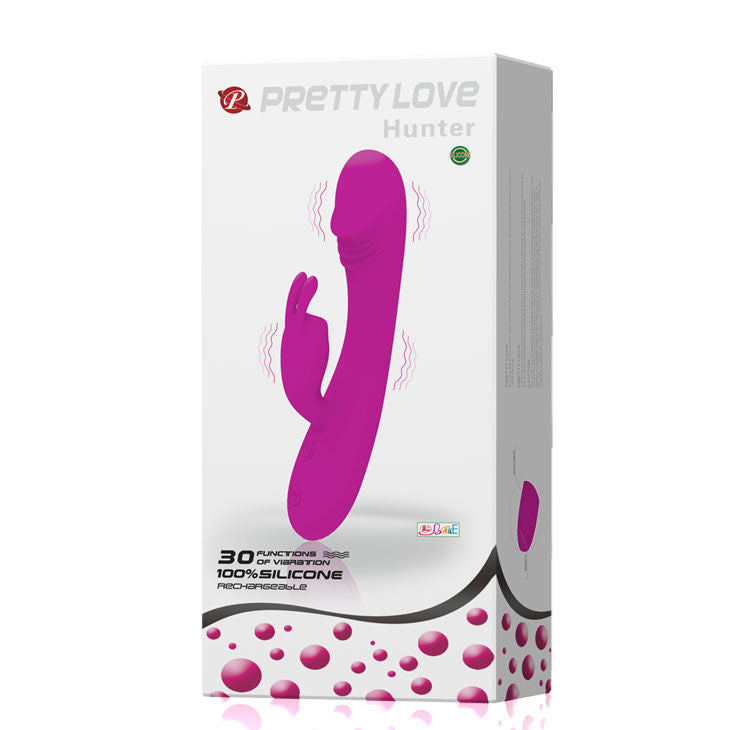 PRETTY LOVE - SMART VIBRATOR WITH RABBIT 30 HUNTER MODES - My naughty haven #
