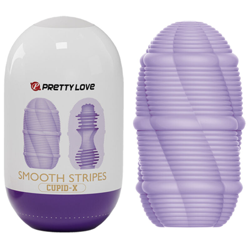 PRETTY LOVE - SMOOTH STRIPES CUPID MASTURBATOR EGG - My naughty haven #