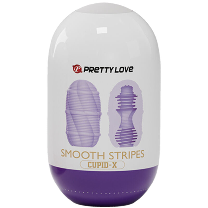 PRETTY LOVE - SMOOTH STRIPES CUPID MASTURBATOR EGG - My naughty haven #