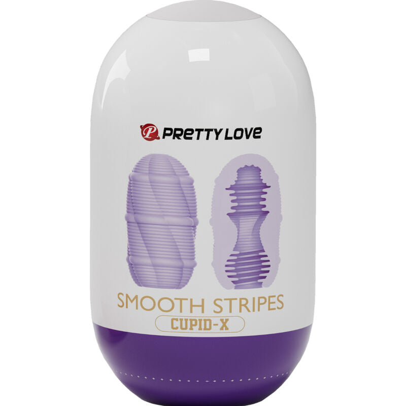 PRETTY LOVE - SMOOTH STRIPES CUPID MASTURBATOR EGG - My naughty haven #