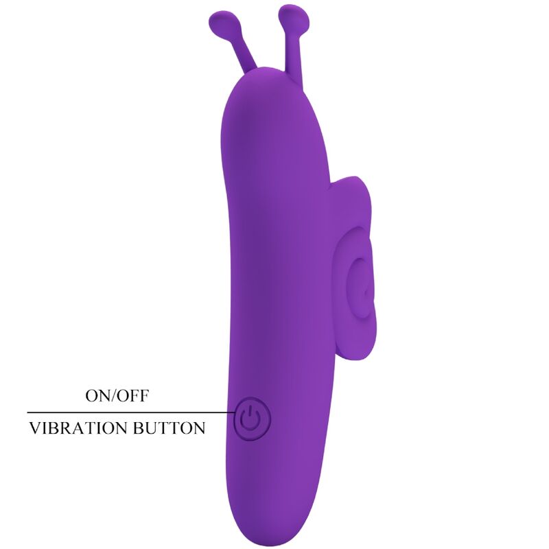 PRETTY LOVE - SNAIL POWERFUL PURPLE FINGER STIMULATOR - My naughty haven #