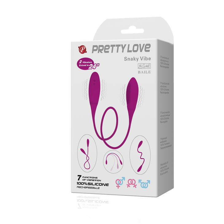 PRETTY LOVE - SNAKY DELUXE VIBRATOR 7 V - My naughty haven #