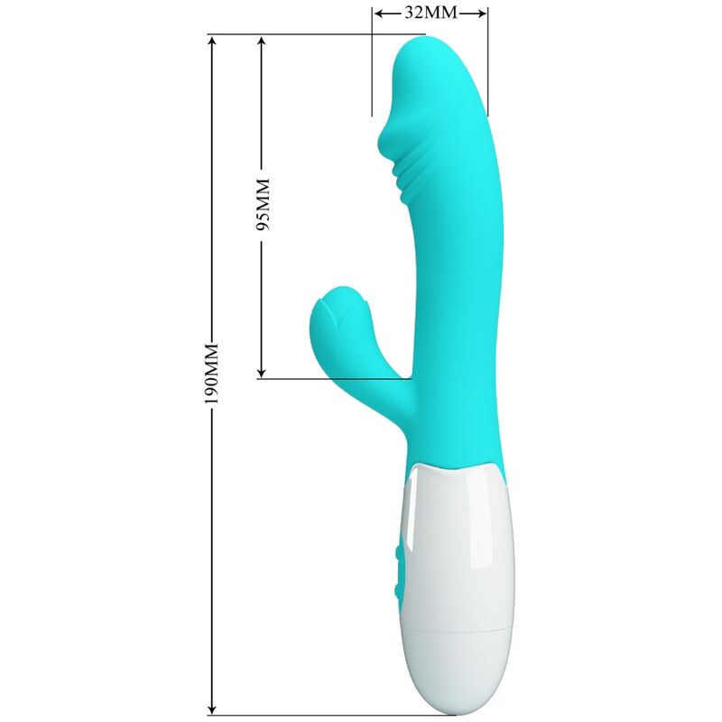 PRETTY LOVE - SNAPPY G-SPOT VIBRATOR AQUA GREEN - My naughty haven #