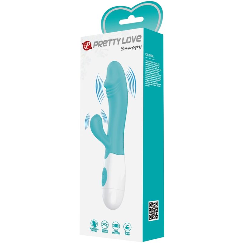 PRETTY LOVE - SNAPPY G-SPOT VIBRATOR AQUA GREEN - My naughty haven #