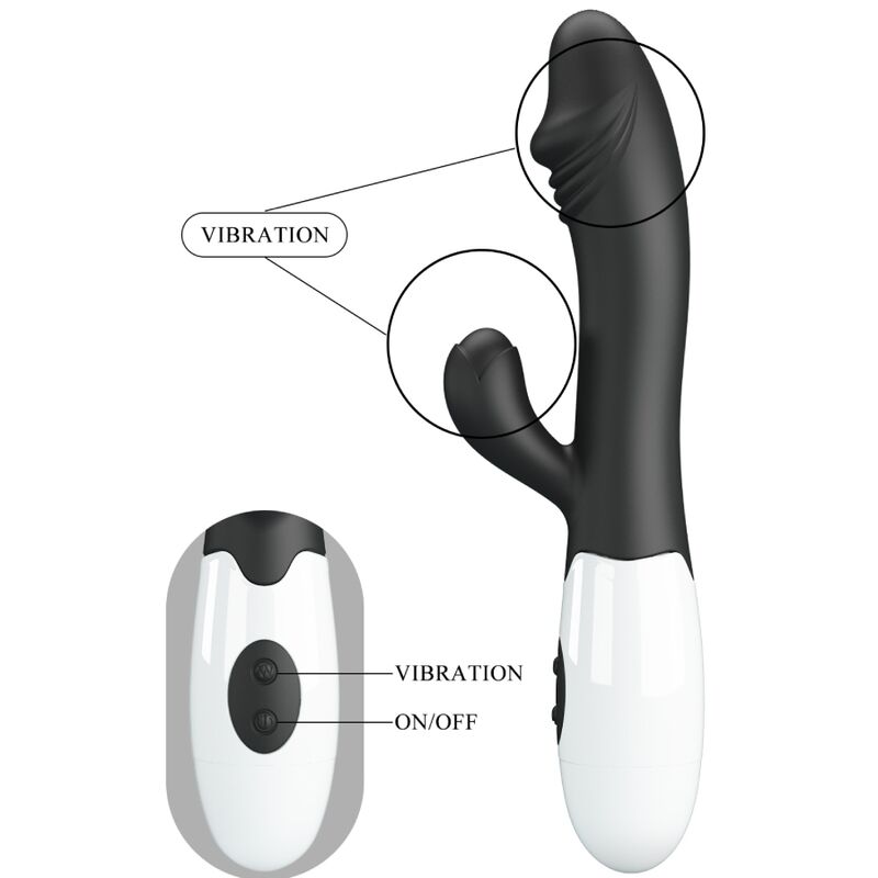 PRETTY LOVE - SNAPPY G-SPOT VIBRATOR BLACK - My naughty haven #