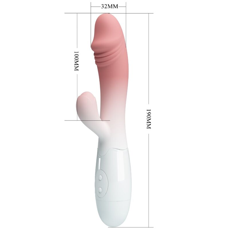 PRETTY LOVE - SNAPPY RABBIT VIBRATOR 30 VIBRATIONS PINK - My naughty haven #