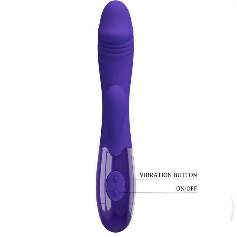 PRETTY LOVE - SNAPPY YOUTH VIBRATOR & G-SPOT STIMULATOR VIOLET - My naughty haven #