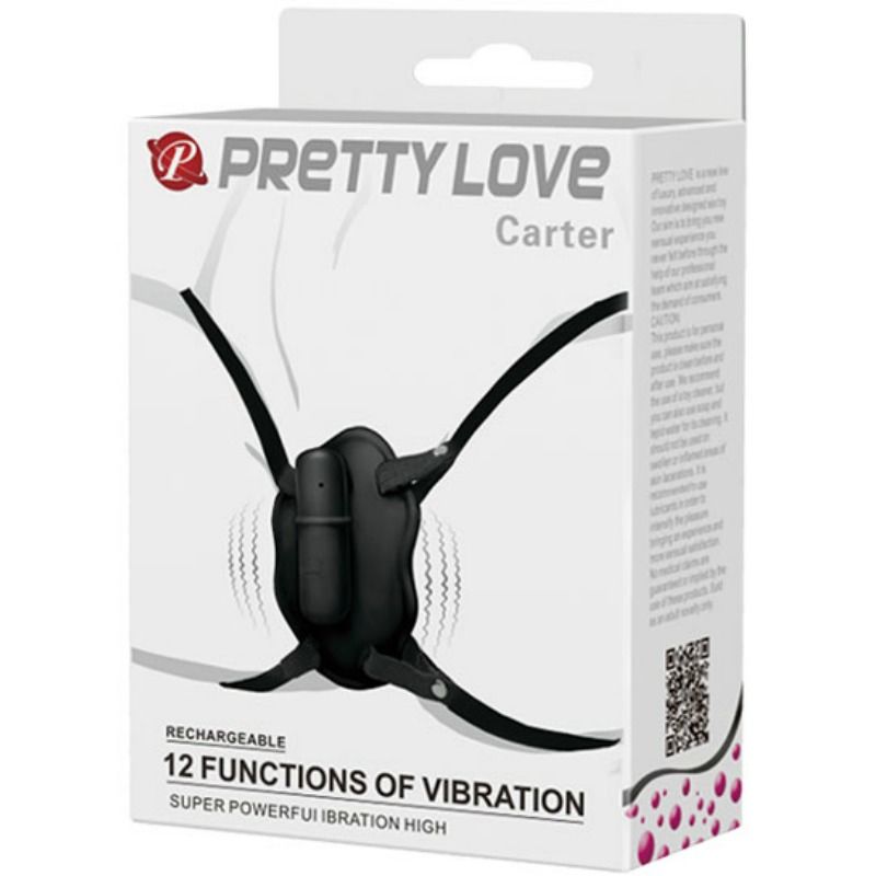 PRETTY LOVE - STRAP ON WITH CARTER VIBRATING BULLET - My naughty haven #