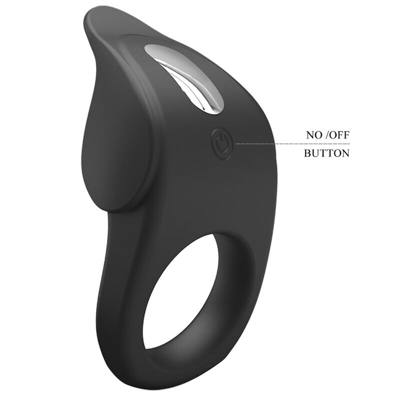 PRETTY LOVE - SUSANNA VIBRATING PENIS RING BLACK - My naughty haven #