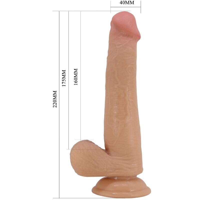 PRETTY LOVE - TALLEN REALISTIC DILDO 22 CM FLESH - My naughty haven #