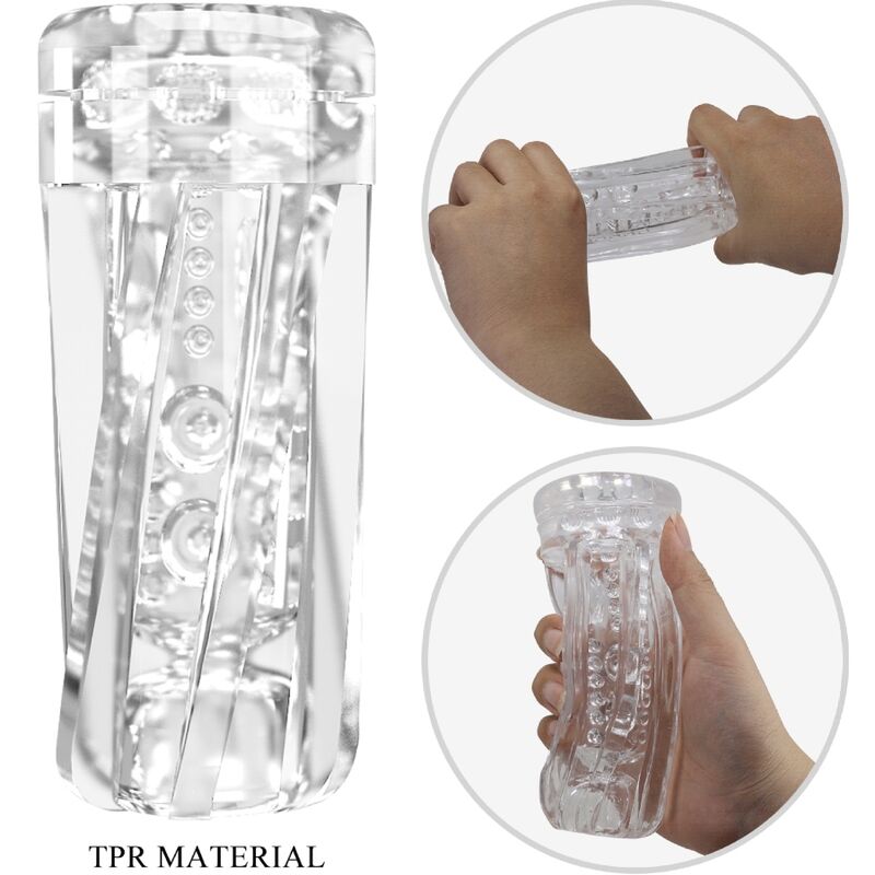 PRETTY LOVE - TAMARA MALE MASTURBATOR MULTI-SPEED VIBRATOR BLACK - My naughty haven #