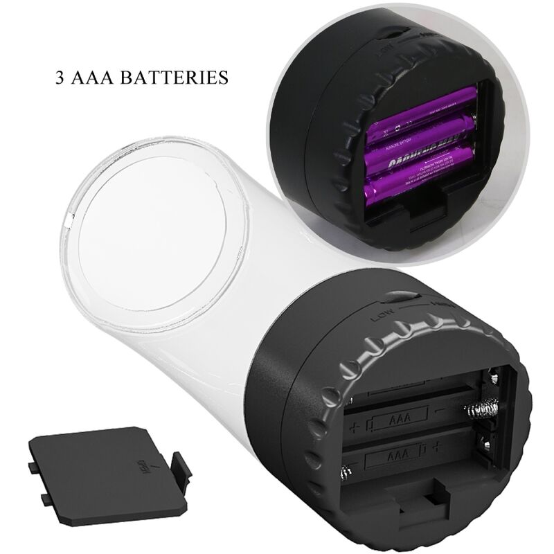 PRETTY LOVE - TAMARA MALE MASTURBATOR MULTI-SPEED VIBRATOR BLACK - My naughty haven #