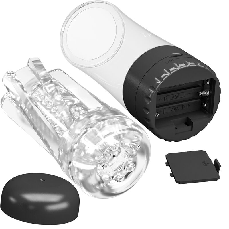 PRETTY LOVE - TAMARA MALE MASTURBATOR MULTI-SPEED VIBRATOR BLACK - My naughty haven #