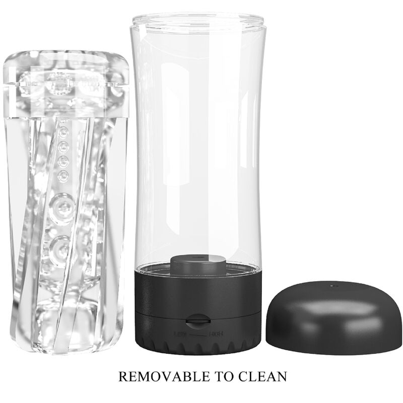 PRETTY LOVE - TAMARA MALE MASTURBATOR MULTI-SPEED VIBRATOR BLACK - My naughty haven #