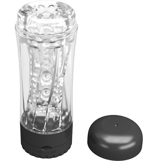 PRETTY LOVE - TAMARA MALE MASTURBATOR MULTI-SPEED VIBRATOR BLACK - My naughty haven #