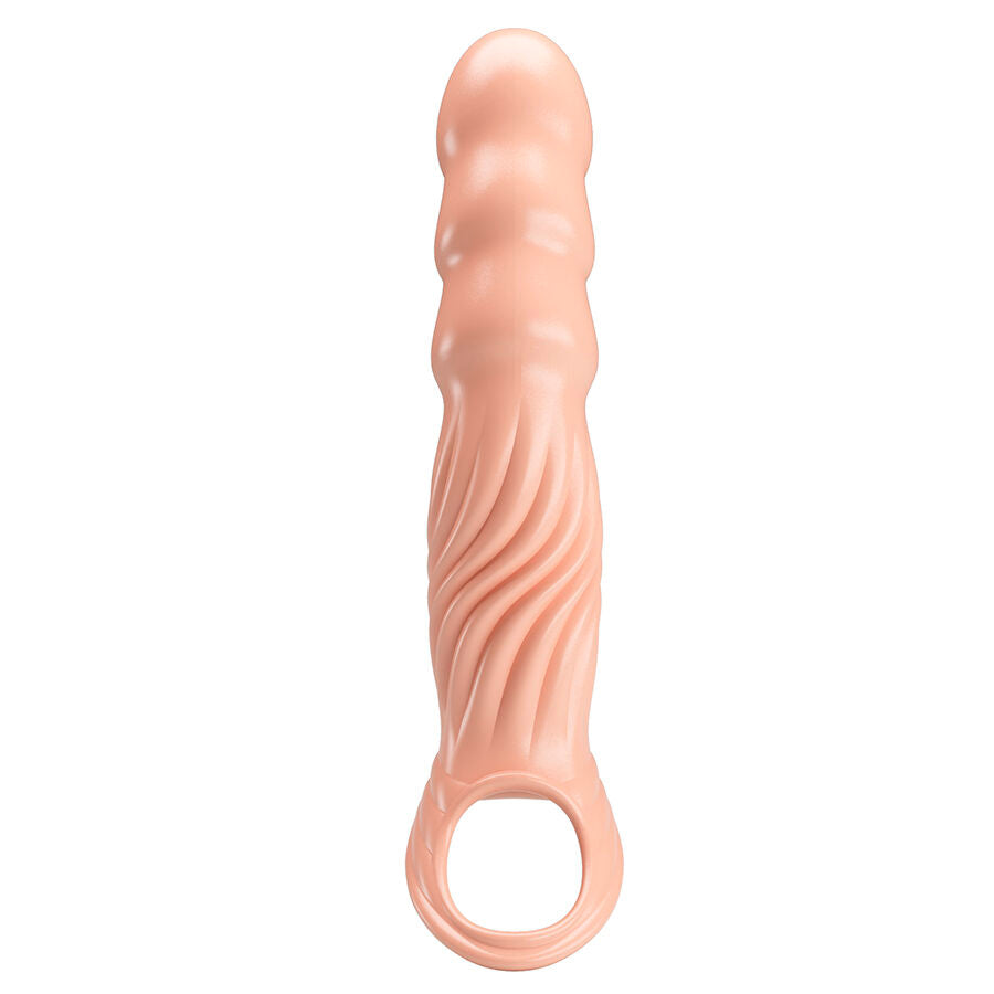 PRETTY LOVE - TEXTURED PENIS SHEATH WITH EXTENDERS - My naughty haven #