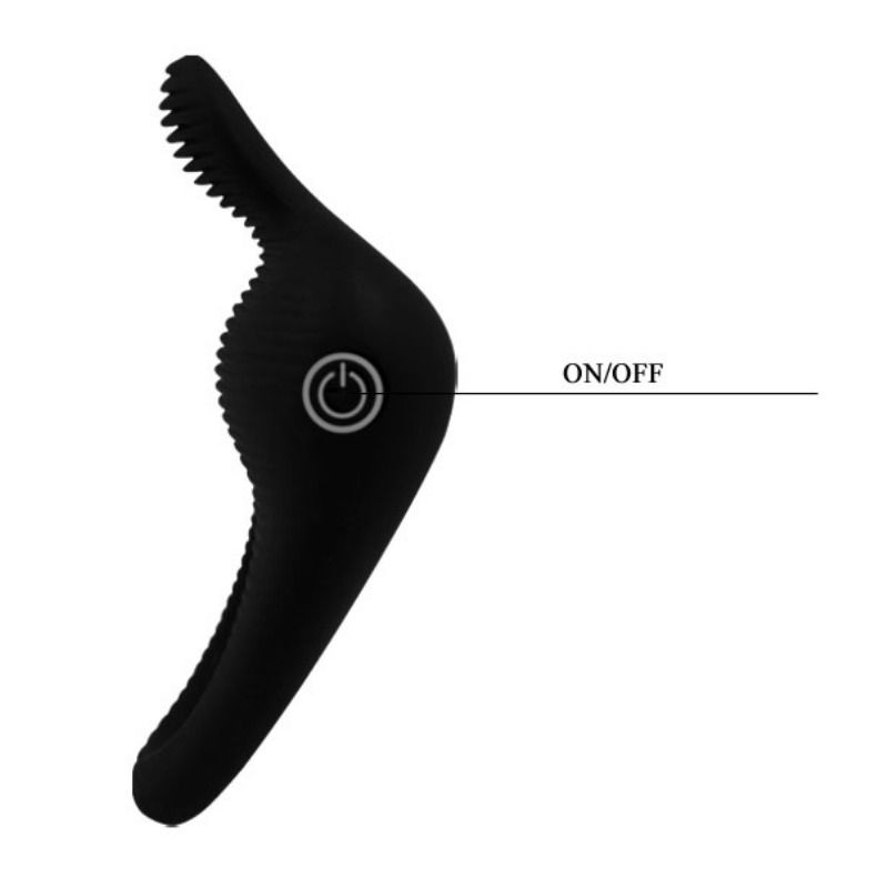 PRETTY LOVE - THIMBLE VIBRATOR RING BLACK - My naughty haven #