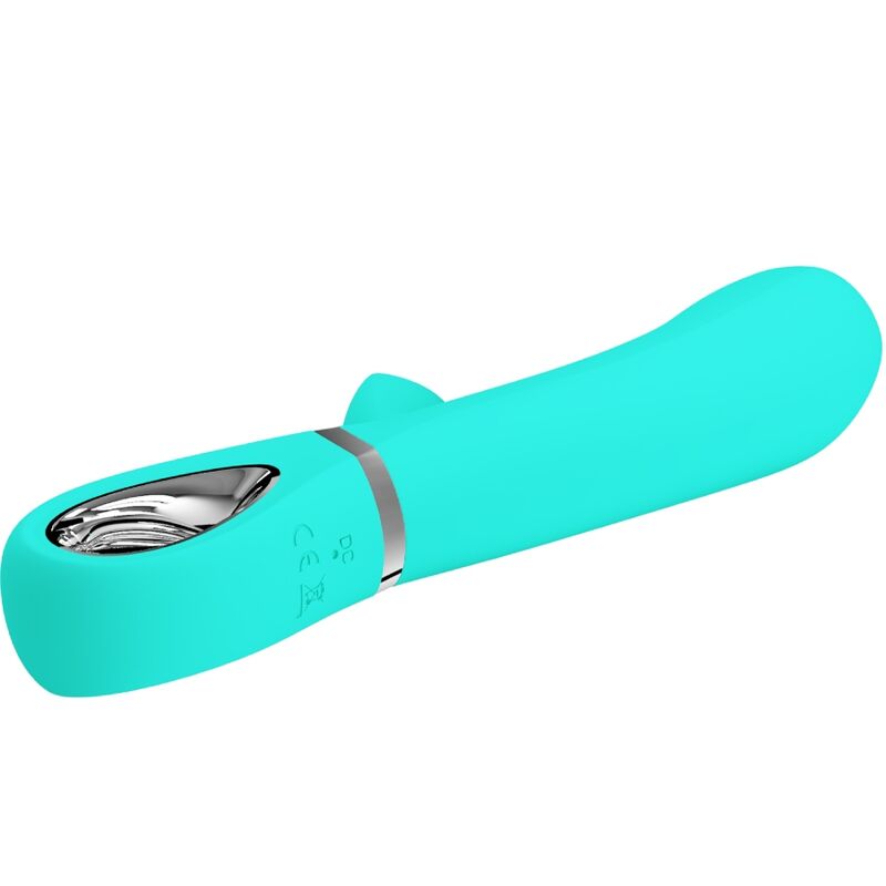 PRETTY LOVE - THOMAS MULTIFUNCTION G-SPOT VIBRATOR AQUA GREEN - My naughty haven #