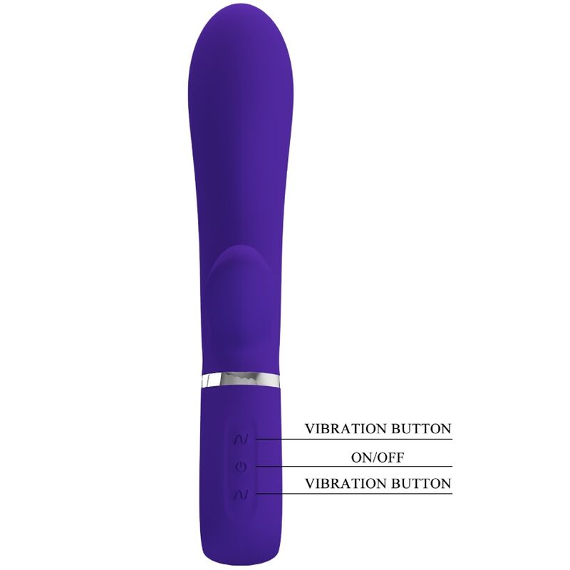 PRETTY LOVE - THOMAS MULTIFUNCTION G-SPOT VIBRATOR PURPLE - My naughty haven #