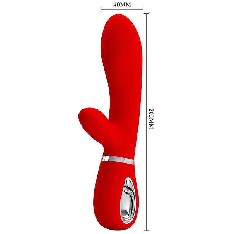 PRETTY LOVE - THOMAS MULTIFUNCTION G-SPOT VIBRATOR RED - My naughty haven #