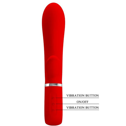 PRETTY LOVE - THOMAS MULTIFUNCTION G-SPOT VIBRATOR RED - My naughty haven #