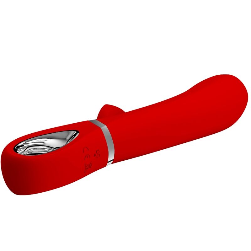 PRETTY LOVE - THOMAS MULTIFUNCTION G-SPOT VIBRATOR RED - My naughty haven #