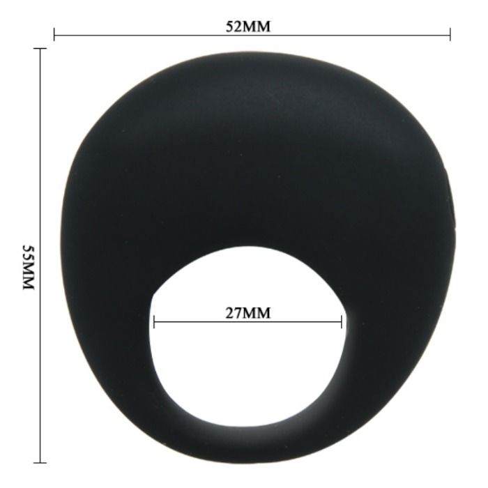 PRETTY LOVE - TRAP VIBRATOR RING BLACK - My naughty haven #