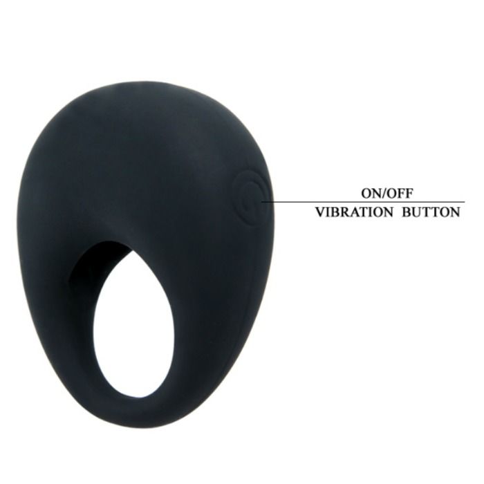 PRETTY LOVE - TRAP VIBRATOR RING BLACK - My naughty haven #