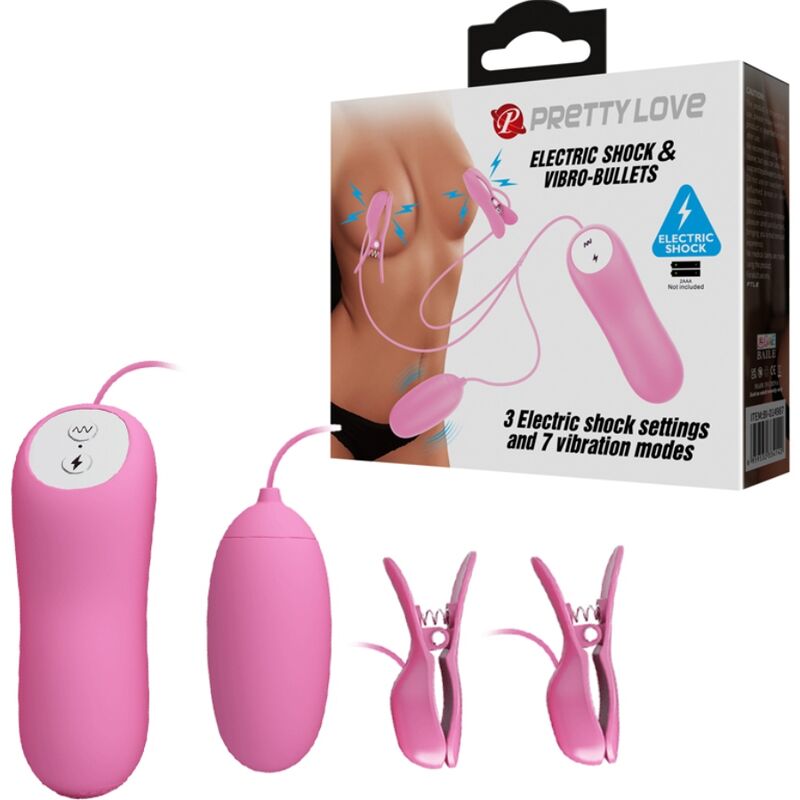 PRETTY LOVE - TWEEZERS WITH VIBRATION AND PINK ELETROSHOCK - My naughty haven #