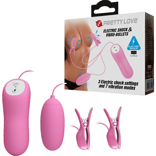 PRETTY LOVE - TWEEZERS WITH VIBRATION AND PINK ELETROSHOCK - My naughty haven #