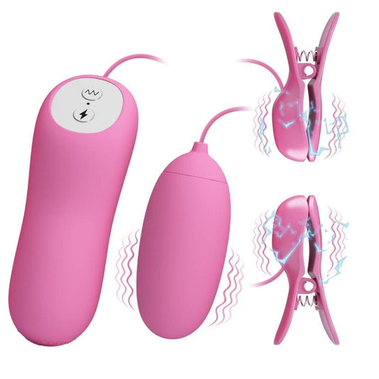 PRETTY LOVE - TWEEZERS WITH VIBRATION AND PINK ELETROSHOCK - My naughty haven #