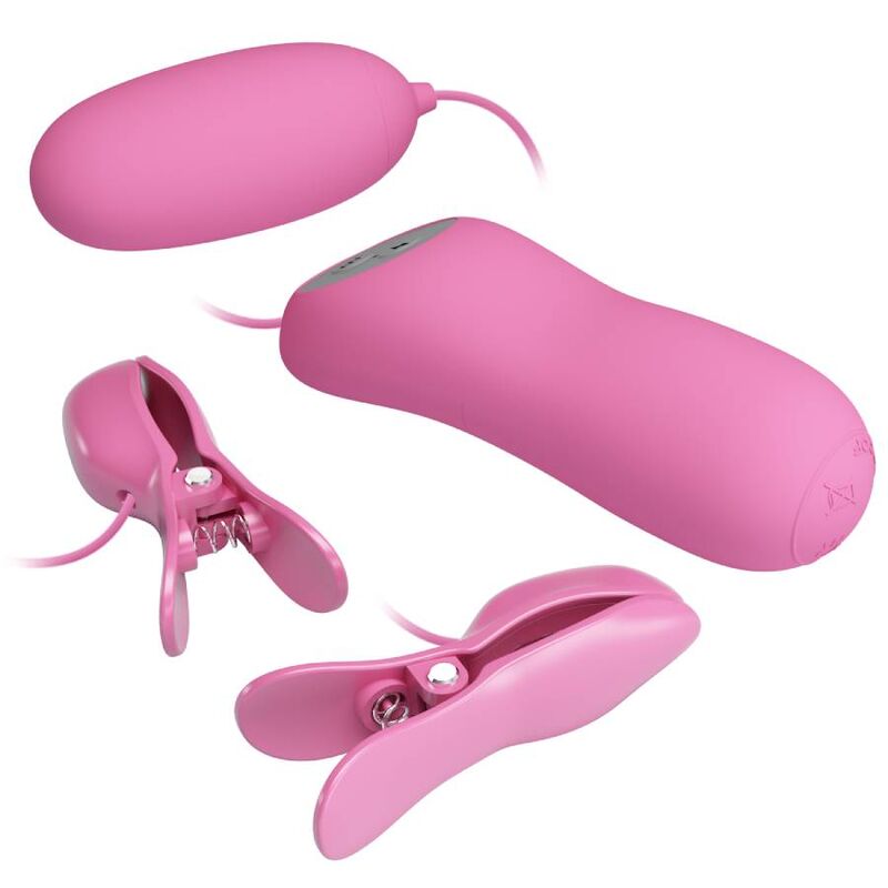 PRETTY LOVE - TWEEZERS WITH VIBRATION AND PINK ELETROSHOCK - My naughty haven #