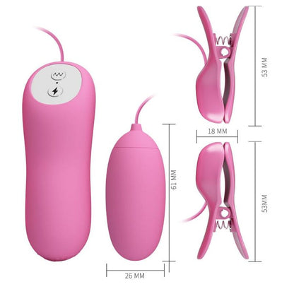 PRETTY LOVE - TWEEZERS WITH VIBRATION AND PINK ELETROSHOCK - My naughty haven #