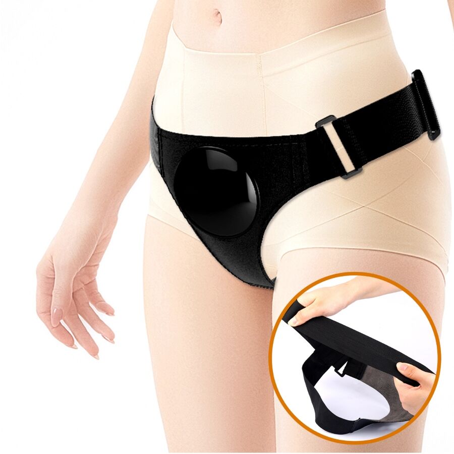 PRETTY LOVE - UNIVERSAL HARNESS BRIEFS WITH VIBRATING AND SQUIRTING DILDO 15.5 CM MULATO - My naughty haven #