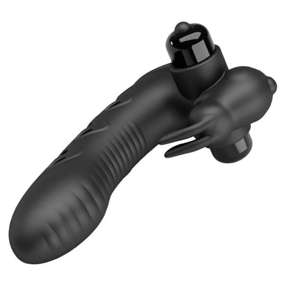 PRETTY LOVE - VANCE BLACK RABBIT VIBRATOR FINGER COVER - My naughty haven #