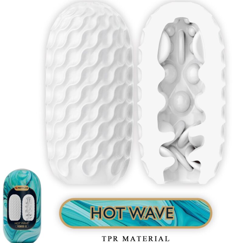 PRETTY LOVE - VENUS X 15 SILICONE MALE MASTURBATORS WHITE - My naughty haven #