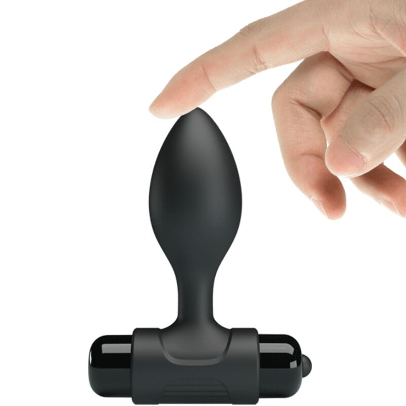 PRETTY LOVE - VIBRA BUTT 10 VIBRATIONS ANAL PLUG BLACK - My naughty haven #