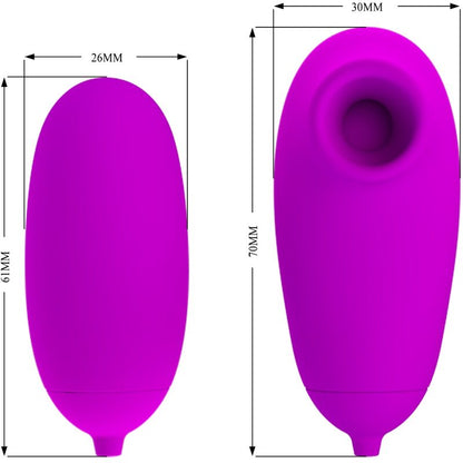PRETTY LOVE - VIBRATING BULLET AND SUCTION CUP - My naughty haven #
