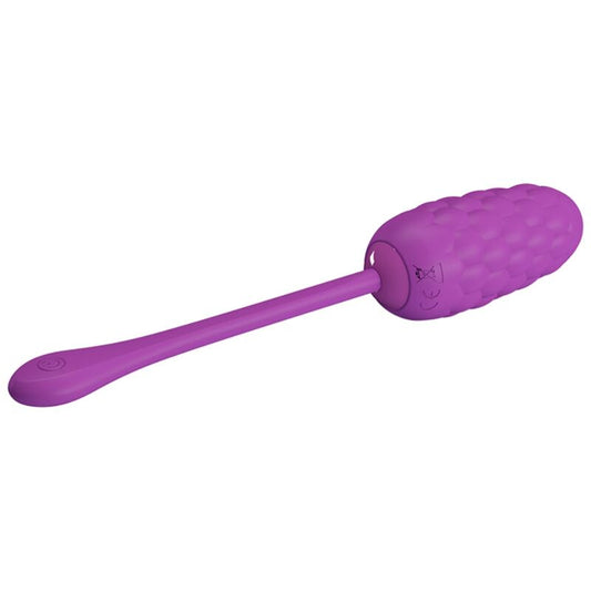 PRETTY LOVE - VIBRATING EGG WITH PURPLE RECHARGEABLE MARINE TEXTURE - My naughty haven #