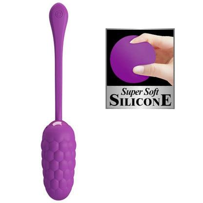 PRETTY LOVE - VIBRATING EGG WITH PURPLE RECHARGEABLE MARINE TEXTURE - My naughty haven #
