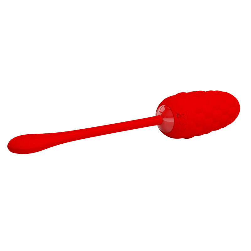 PRETTY LOVE - VIBRATING EGG WITH RED RECHARGEABLE MARINE TEXTURE - My naughty haven #