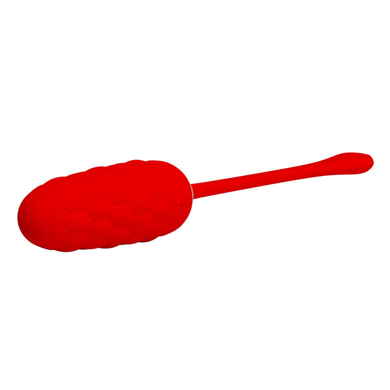 PRETTY LOVE - VIBRATING EGG WITH RED RECHARGEABLE MARINE TEXTURE - My naughty haven #
