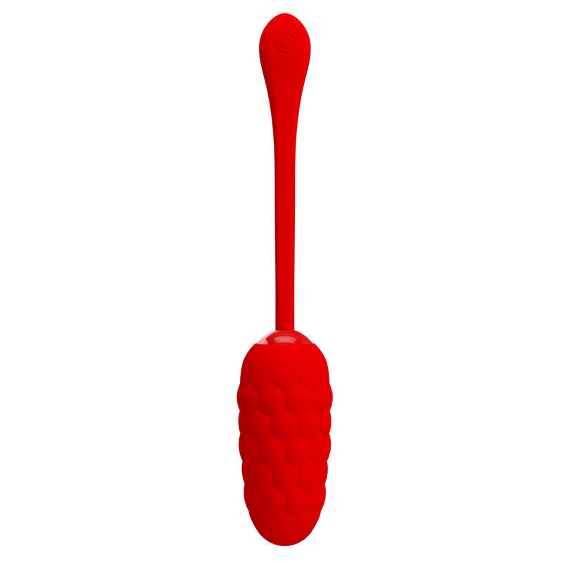 PRETTY LOVE - VIBRATING EGG WITH RED RECHARGEABLE MARINE TEXTURE - My naughty haven #