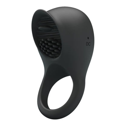 PRETTY LOVE - VIBRATING PENIS RING WITH BLACK TONGUE - My naughty haven #
