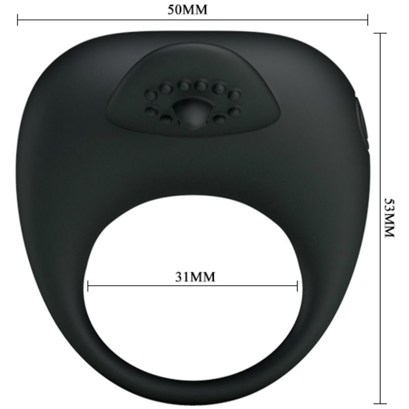 PRETTY LOVE - VIBRATING RING WITH TONGUE - My naughty haven #